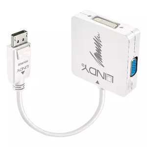 Активационный конвертер DisplayPort в HDMI DVI VGA Lindy 41028