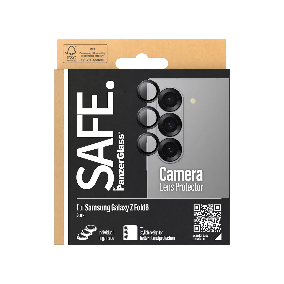 Camera Lens Protector PanzerGlass SAFE. by Samsung Galaxy Z Fold6 Photo 3