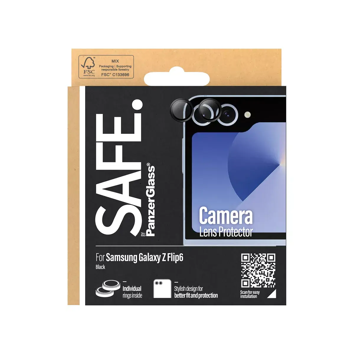 Camera Lens Protector PanzerGlass SAFE. Samsung Galaxy Z Flip6 Photo 3
