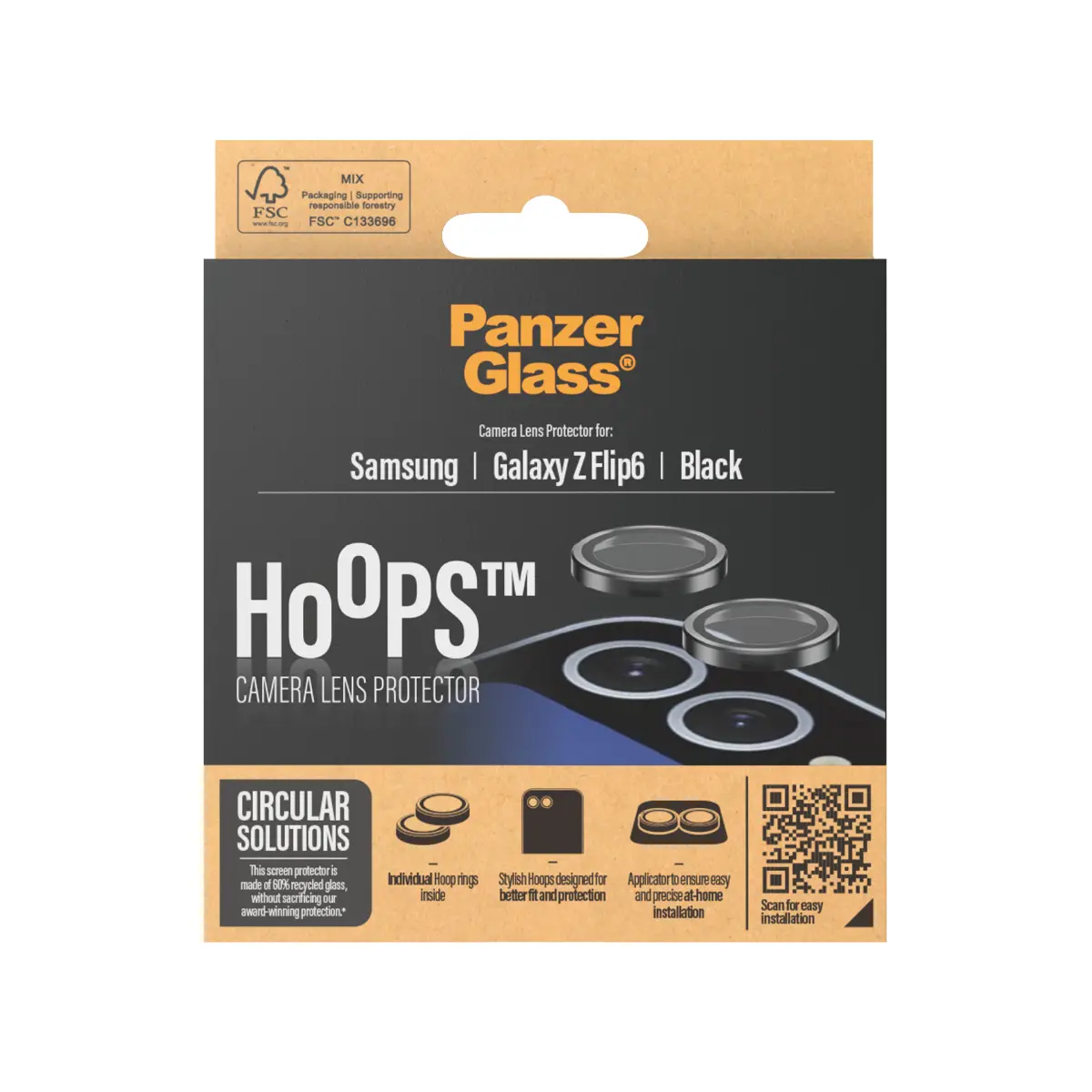 Защита камеры PanzerGlass Hoops для Samsung Galaxy Z Flip6 Photo 3