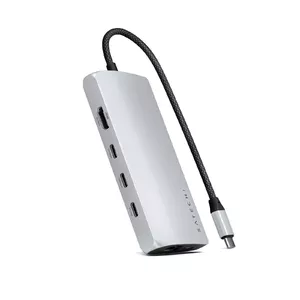 Laptop Dock Satechi ST-P8KES Wired USB 3.2 Gen 1 Type-C Silver