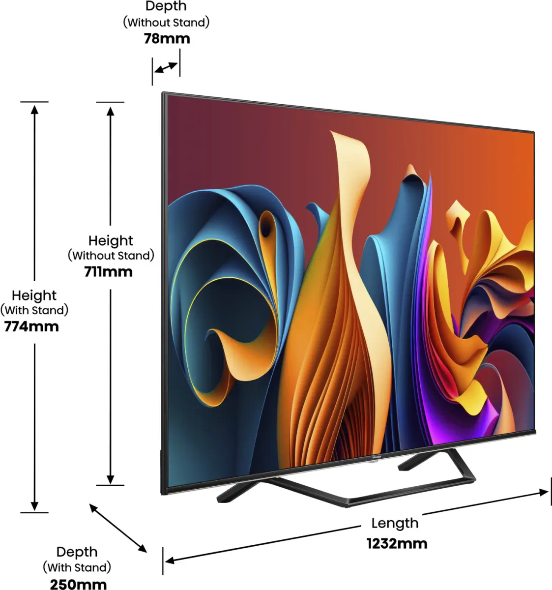 Hisense 55A7NQ QLED 55 дюймов 4K Smart TV Photo 12