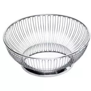 Serving basket Alessi 826/24 Round Stainless steel Mirror