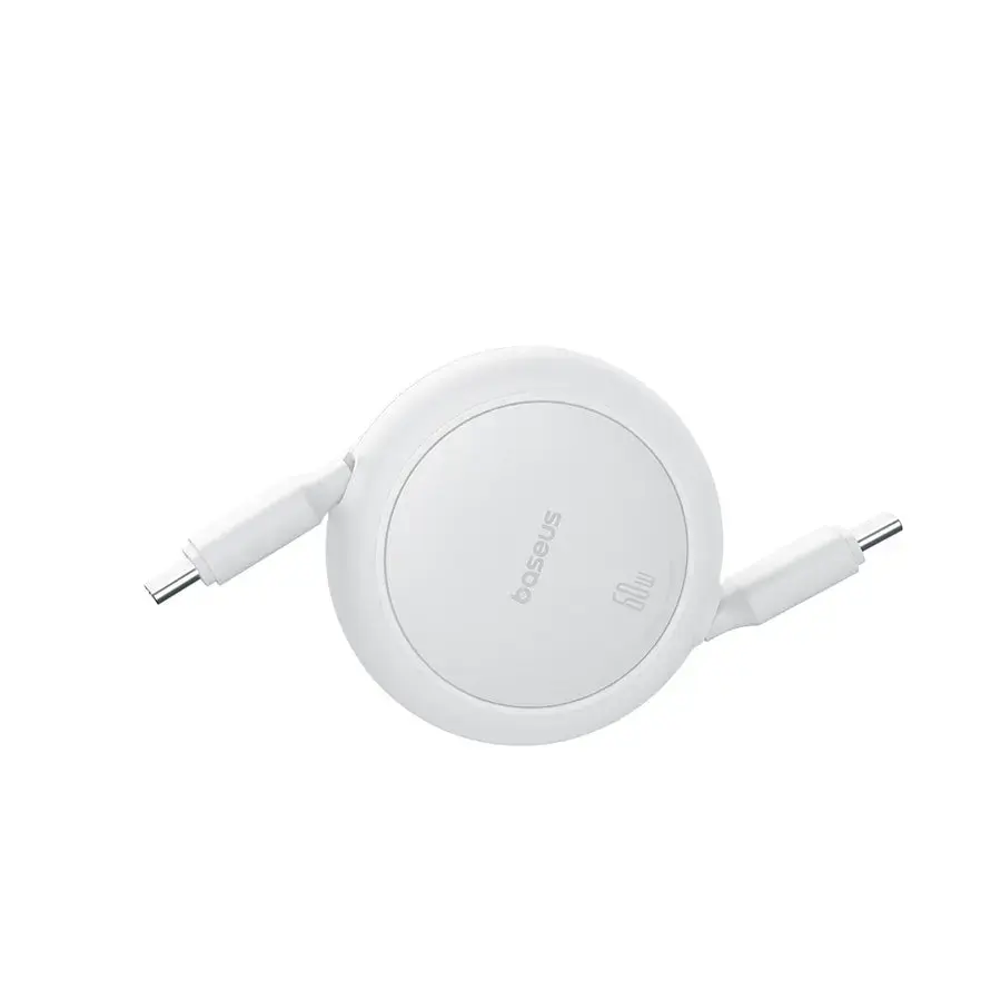 Кабель USB Baseus Free2Pull USB-C - USB-C 1 м Белый Photo 4