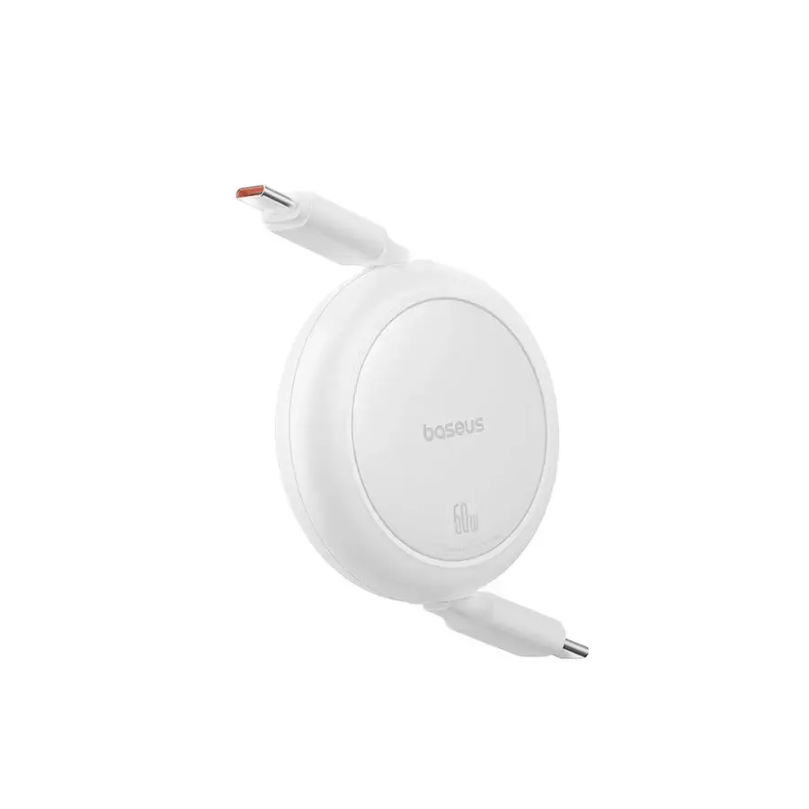 Кабель USB Baseus Free2Pull USB-C - USB-C 1 м Белый Photo 5