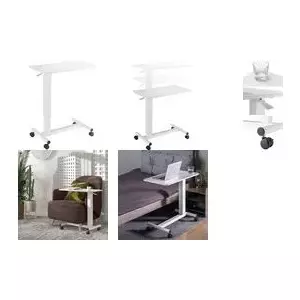 Overbed table LogiLink EO0041 height adjustable gas spring white