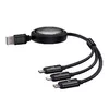 USB 3‑in‑1 kabelis Baseus Free2Draw 100W 1,1 m Photo 2