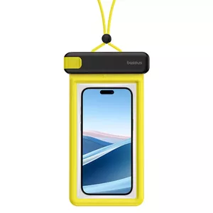 Baseus DeepDive Waterproof Smartphone Case, Black, Transparent, Yellow
