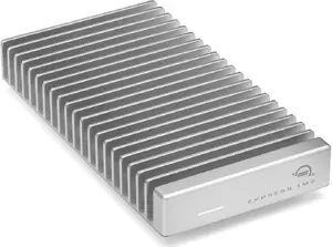External enclosure OWC Express 1M2 USB4 40Gb/s for NVMe M.2 SSDs, silver aluminum