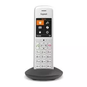 DECT telephone Gigaset CE575HX Caller ID Silver Wireless handset