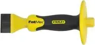 Chisel with Hand Guard STANLEY 4-18-333 — masonry/chipping chisel with protective hand shield