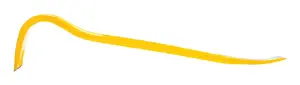 Crowbar STANLEY 1-55-513 — steel pry bar 762 mm, metallic/yellow