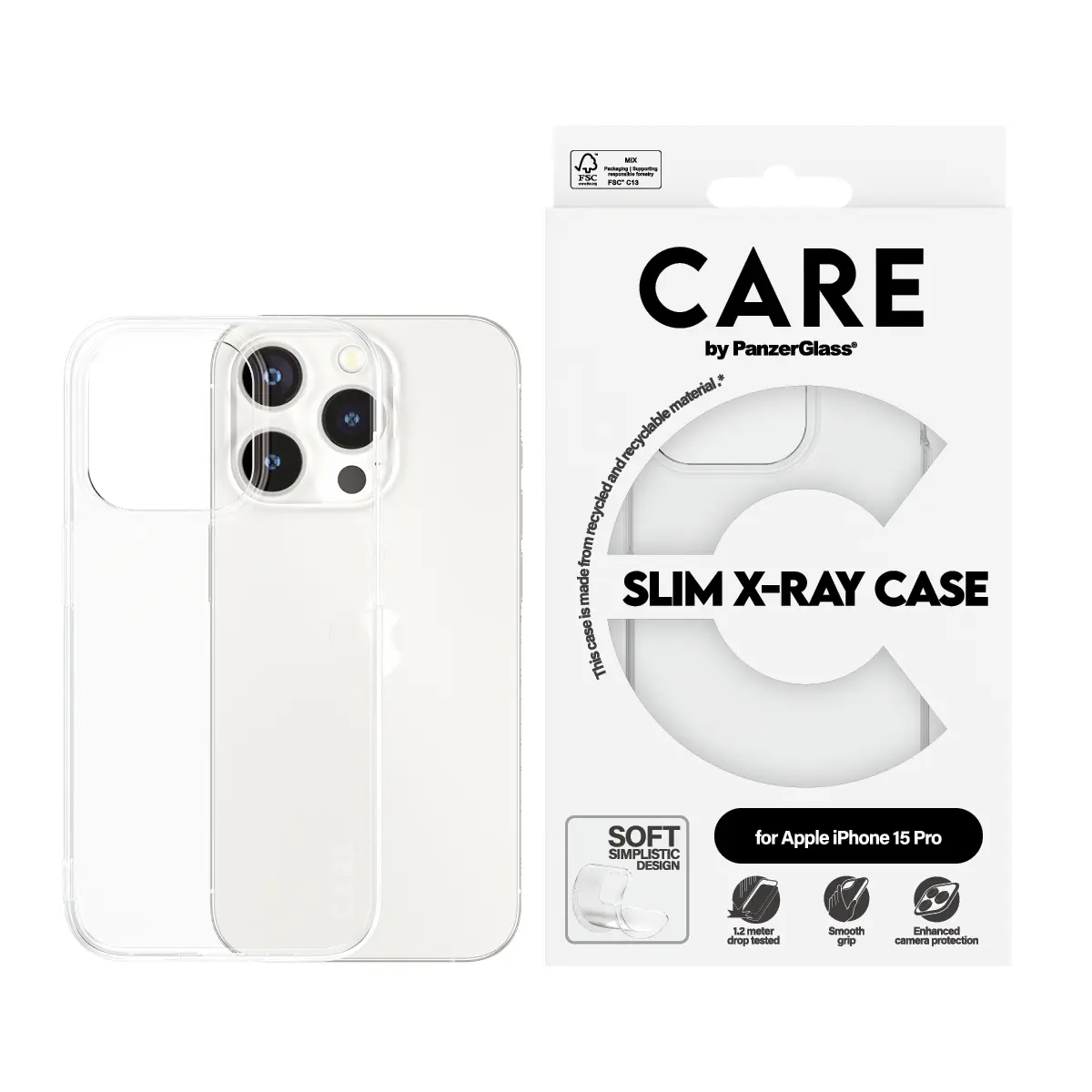 Чехол PanzerGlass CARE X-Ray для iPhone 15 Pro Photo 2