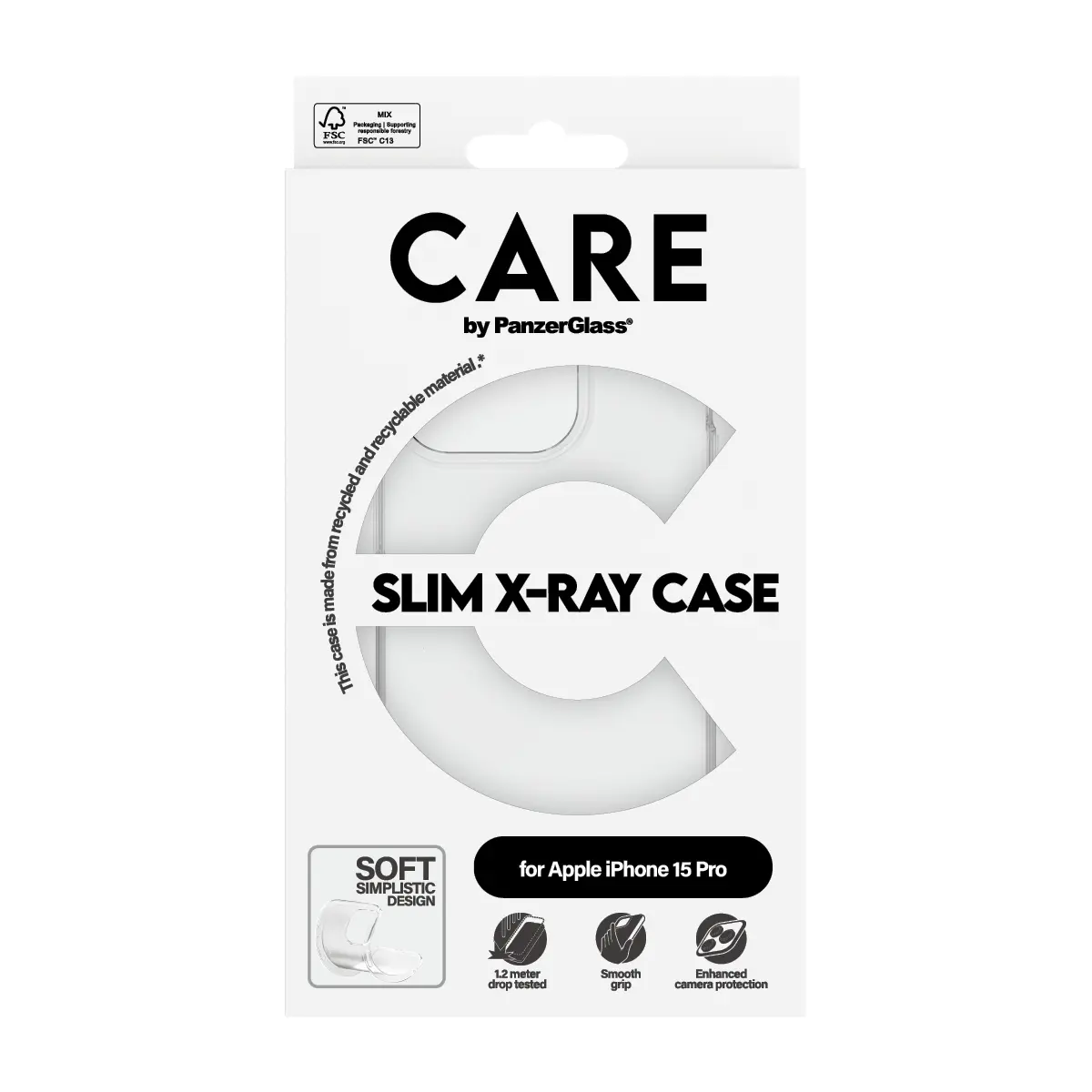 Чехол PanzerGlass CARE X-Ray для iPhone 15 Pro Photo 3