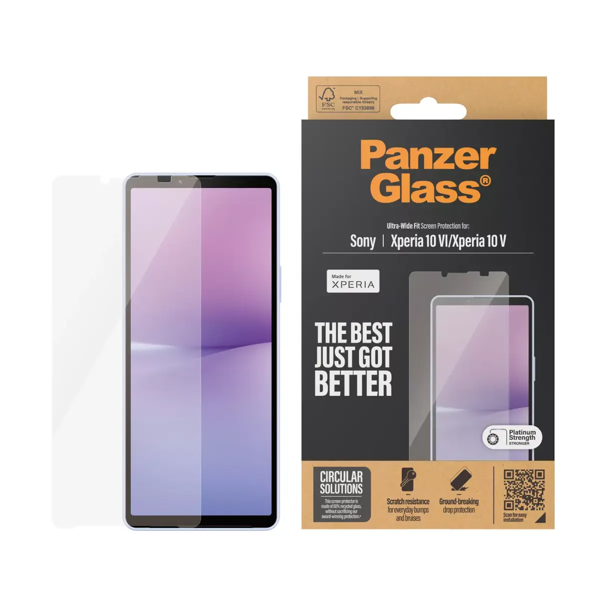 Защитное стекло PanzerGlass Sony Xperia 10 VI Photo 2