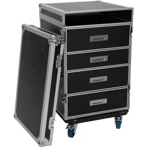 Drawer Case Roadinger WDS-2 with Wheels — Universal storage trolley for electronics and accessories