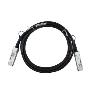 DAC кабель BlueOptics FN-CABLE-QSFP28-3-BL QSFP28 QSFP28 InfiniBand 3 м Черный