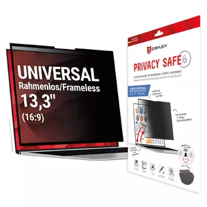 Displex PRIVACY SAFE removable 2-way privacy filter Laptop 13.3" 16:9