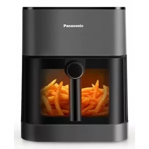 Аэрогриль Panasonic NF-CC500SXE — ёмкость 5 л, 1450 Вт, сенсорное управление, ЖК-дисплей, серый