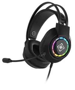 Deltaco Gaming GAM-168 headphones/headset Wired Head-band USB Type-A Black