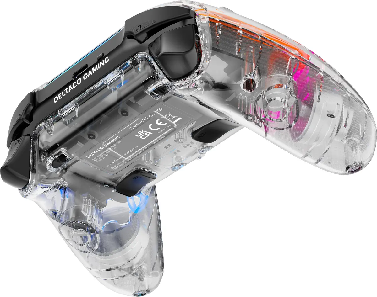 DELTACO GAM-169-T Transparent Gaming Controller Photo 3