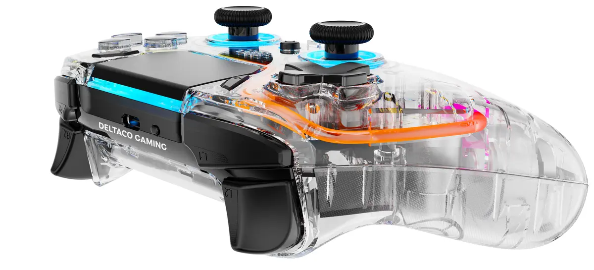 DELTACO GAM-169-T Transparent Gaming Controller Photo 7