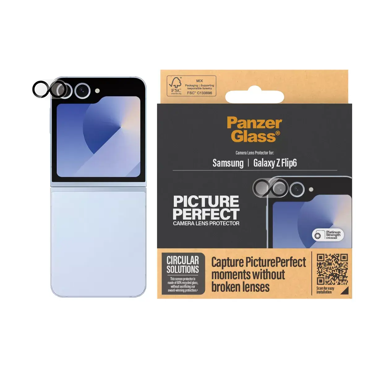 Защитное стекло PanzerGlass Samsung Galaxy Z Flip6 Photo 2