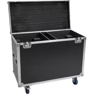 Roadinger flightcase for 2x IP TMH-H760 with wheels — protective transport case