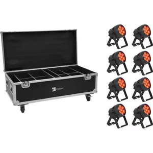 LED Par Light EUROLITE AKKU IP PAR 7 QCL CRMX MK2 — battery-powered compact fixture with QCL LEDs and CRMX