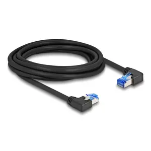 Network Cable DeLOCK RJ45 Cat.6A S/FTP 3m Black