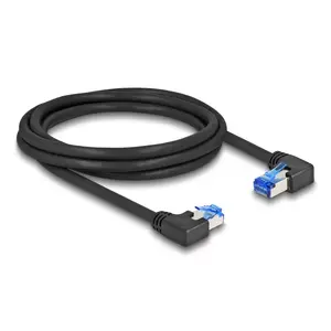 Сетевой кабель DeLOCK RJ45 Cat.6A S/FTP 2м Черный