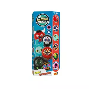 Epee Coolball Figures set — 6 balls with 6 outfits in red totem box