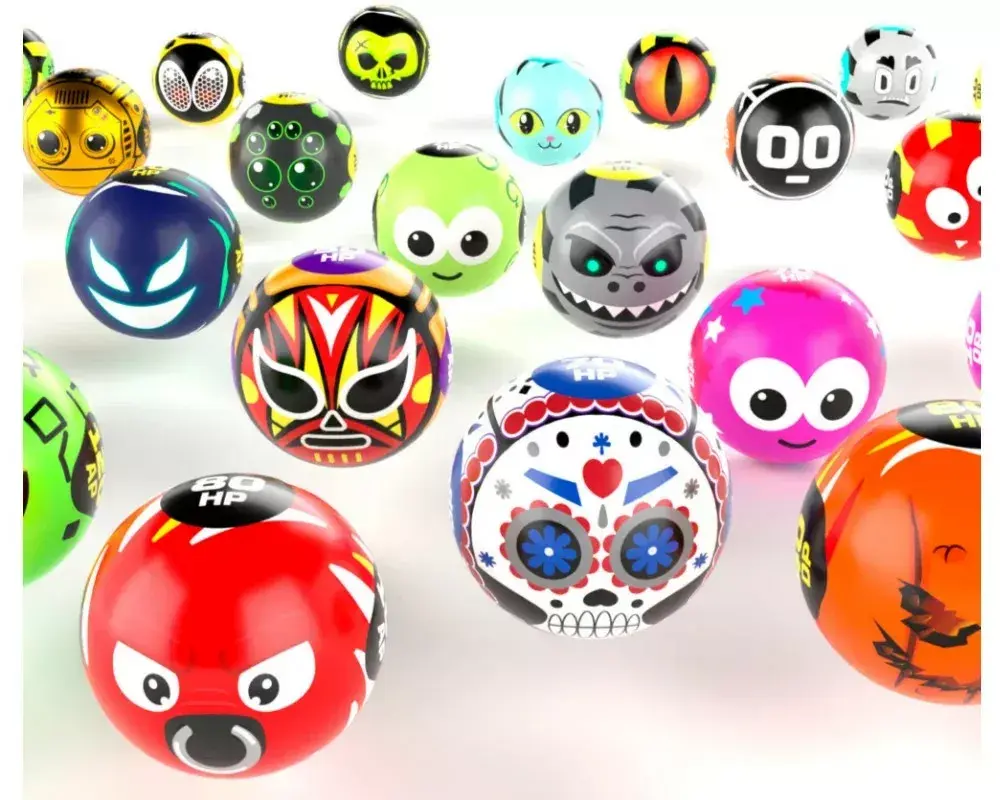 Epee Coolball Figures — 6 balls + 6 clothes Photo 3