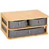 Springos HA0161 bambusa organizators 3 atvilktnes Photo 5