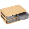 Springos HA0161 bambusa organizators 3 atvilktnes Photo 9