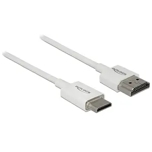 HDMI Cable DeLOCK 85144 2m HDMI Type A Type C White