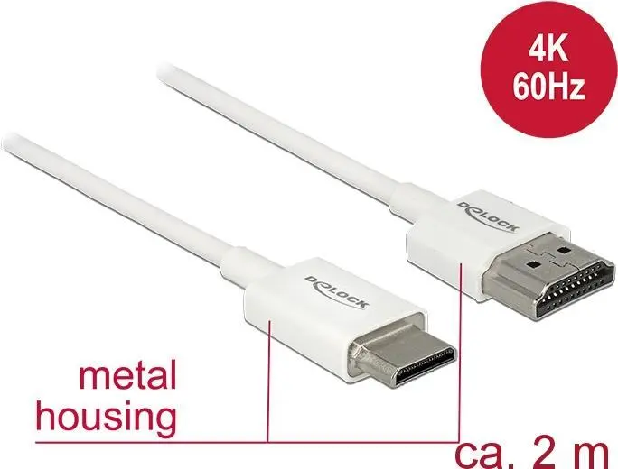 HDMI kabelis DeLOCK 85144 2m HDMI