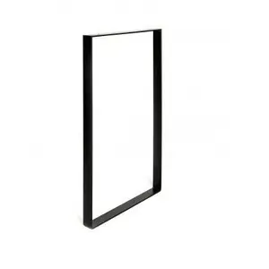 Furniture leg Sourcing 710×385×40×5 mm, black metal support for cabinets and tables