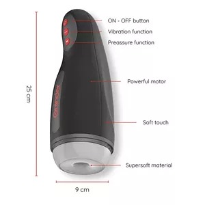 Masturbator ONINDER Silicone Black