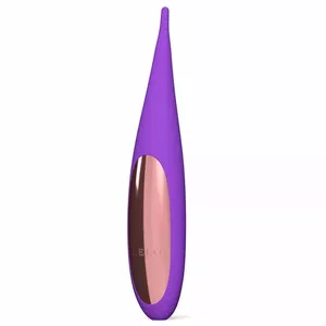 Clitoral stimulator Lelo DOT Travel — compact rechargeable travel-sized vibrator, purple