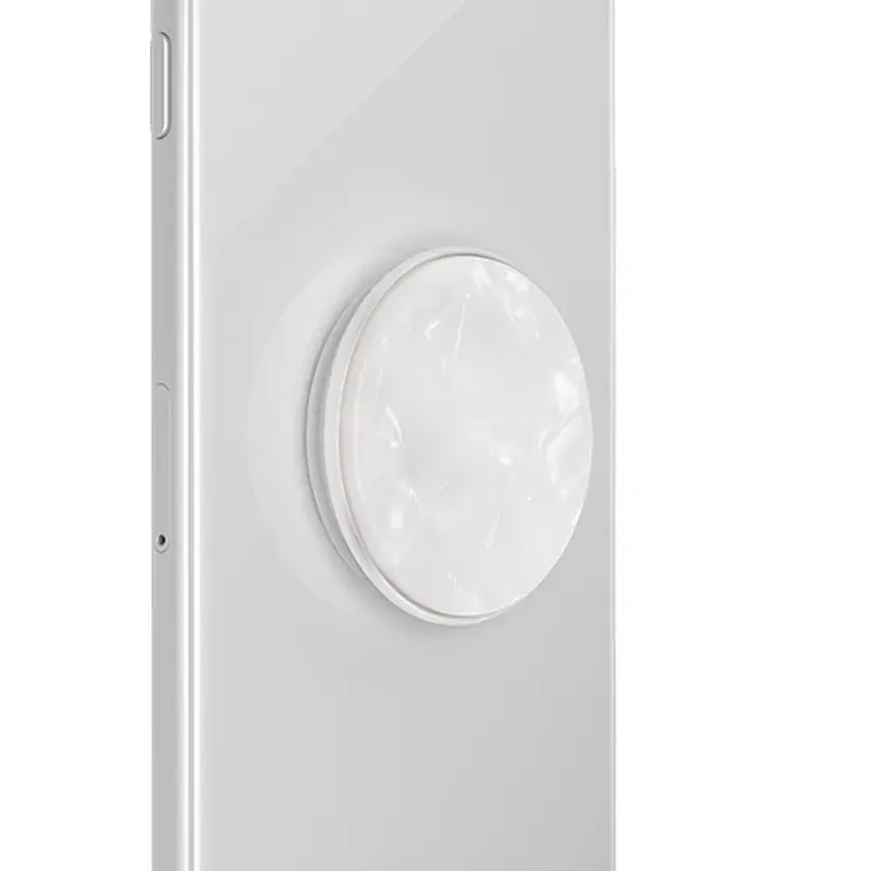 PopSockets Acetate PopGrip Mobile Phone Holder Pearl White Photo 4
