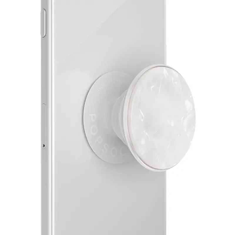 PopSockets Acetate PopGrip Mobile Phone Holder Pearl White Photo 5