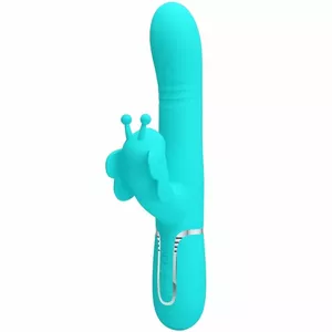 Vibrator Pretty Love Silicone Aqua Green