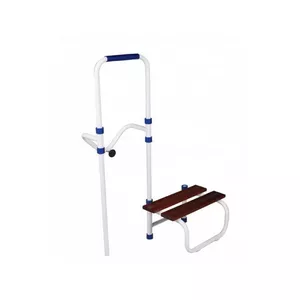 Bathtub entry kit HERDEGEN PLU015 — handrail 34×106 cm, step 47×35 cm, step height 24 cm, max load 150 kg, white