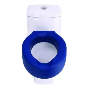 Toilet seat cover ANTAR model 3701127710885 — extension seat, blue, 360×400×100 mm, max load 180 kg