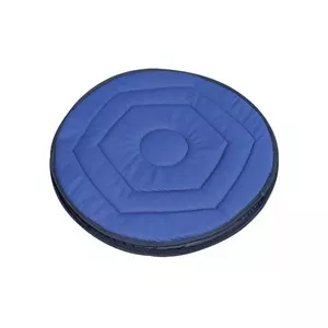 Sēdvieta spilvens Aston 820119 — apaļš pārnēsājams ergonomisks pagrieziena spilvens, Ø 440 mm, augstums 30 mm, maks. slodze 100 kg, melns, medicīnisks izstrādājums