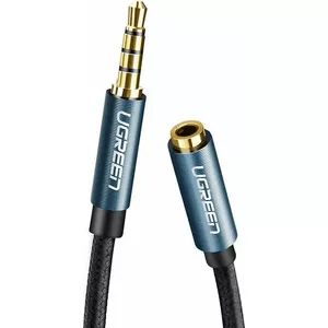Audio kabelis UGREEN 3,5 mm spraudnis — 3,5 mm spraudnis, 1 m, zils