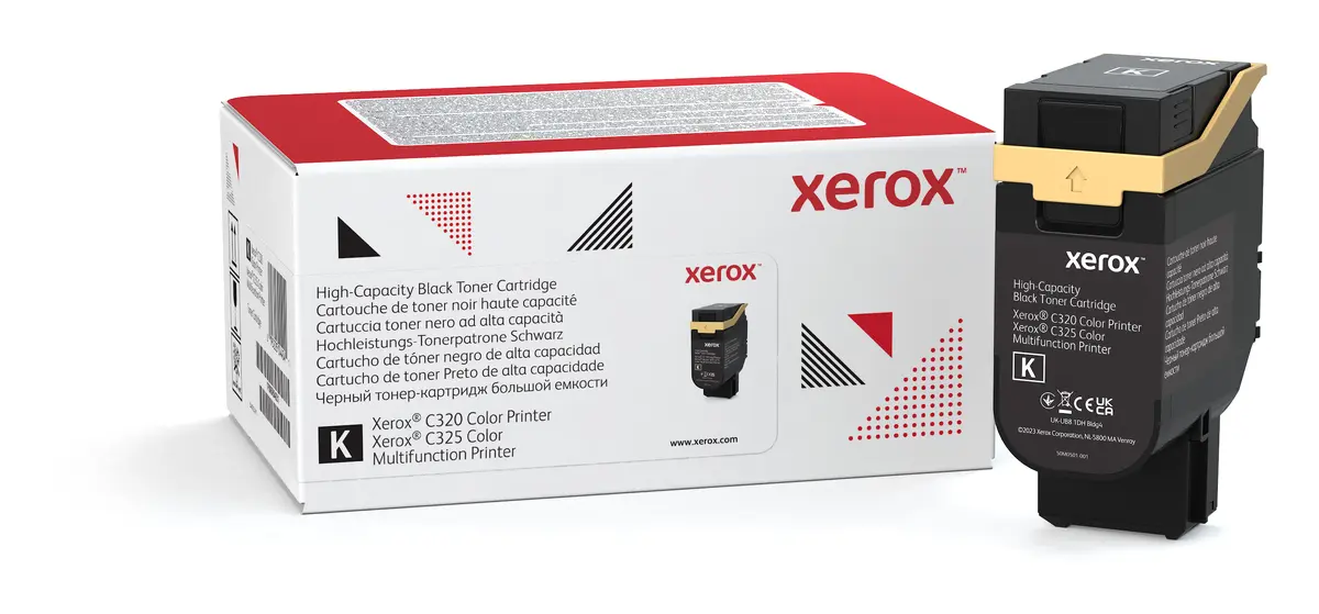 Xerox oriģinālais melnais lielas ietilpības tonera