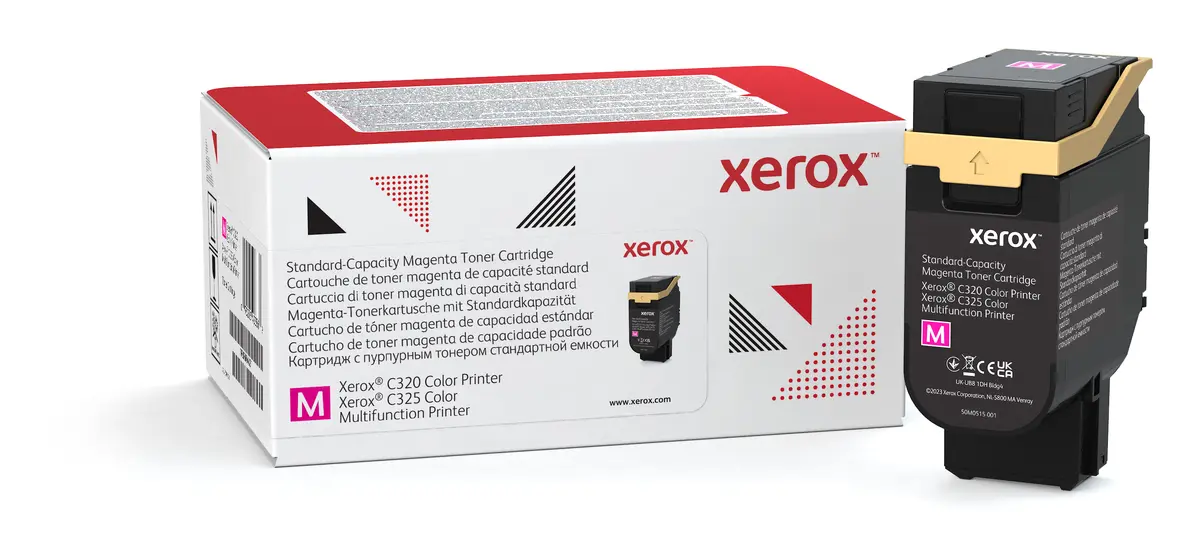 Xerox oriģinālais purpursarkanais standarta ietilpības tonera