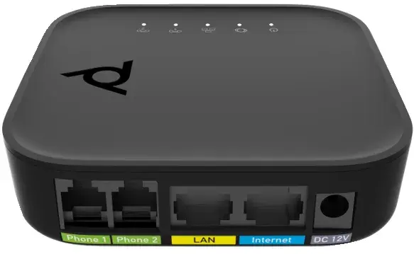 POLY ATA 402 2FXS VoIP adapter Photo 2
